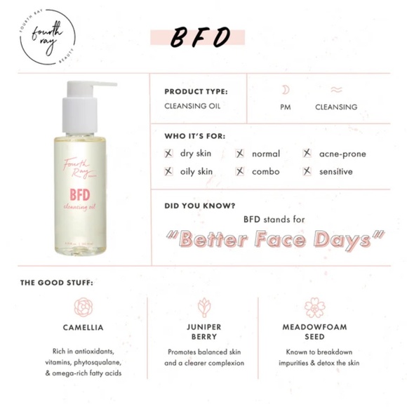 Fourth Ray Beauty "BFD" cleansing oil - Picture 4 of 8